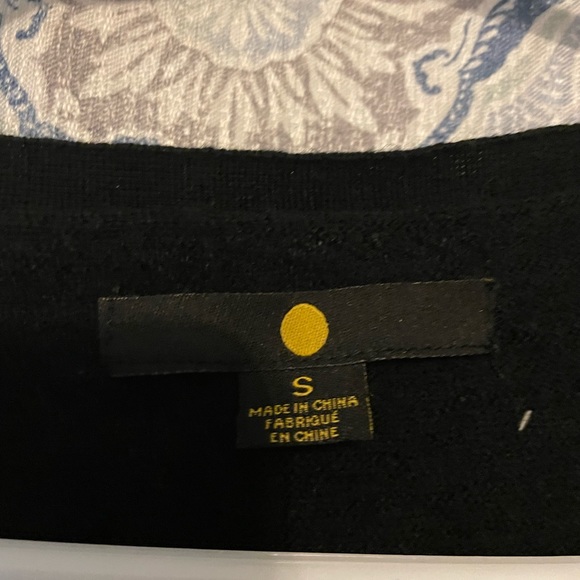 Black cardigan with sequin design - Picture 4 of 5